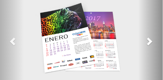 Calendario Tipo Lámina