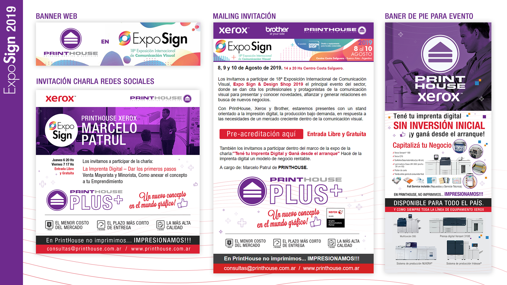 Exposign 2019 - Comunicación On-Line PrintHouse_Xerox_Brother