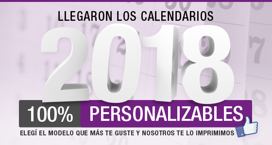 Calendarios 2018