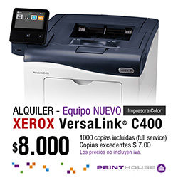 Xerox VersaLink C400 -Alquiler