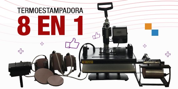 Cómo usar la máquina de sublimado 8 en 1